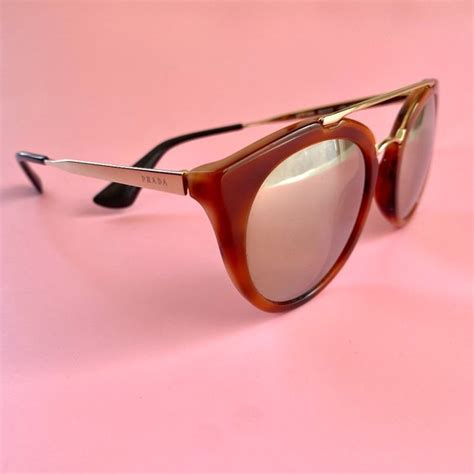 prada tortoise mirror|PRADA Mirrored Sunglasses for Women for sale .